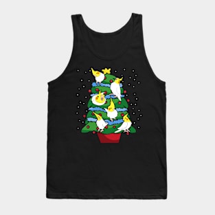 lutino cockatiel christmas tree Tank Top